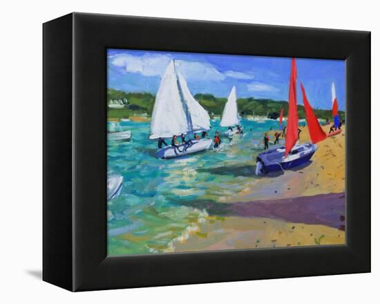 Sailing Boats-Andrew Macara-Framed Premier Image Canvas