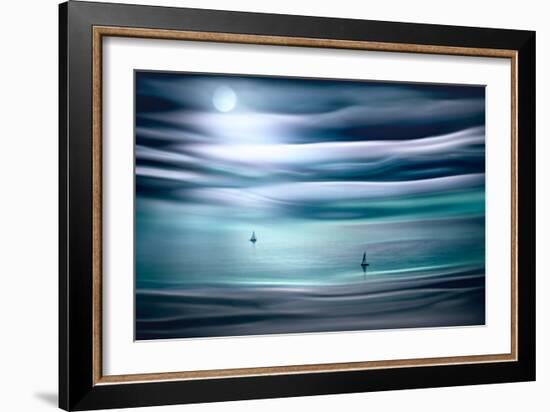 Sailing by Moonlight-Ursula Abresch-Framed Photographic Print