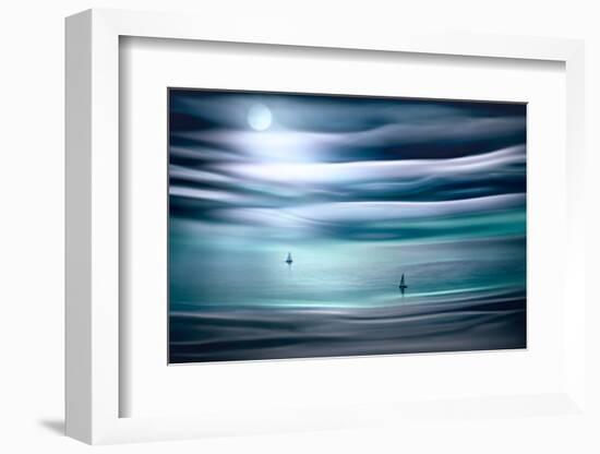 Sailing by Moonlight-Ursula Abresch-Framed Photographic Print