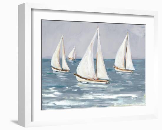 Sailing Calm Waters I-Julie DeRice-Framed Art Print