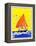 Sailing - Child Life-Janet Laura Scott-Framed Premier Image Canvas