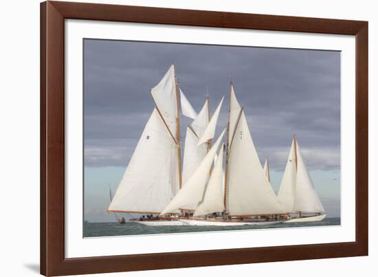 Sailing Close-Ingrid Abery-Framed Giclee Print