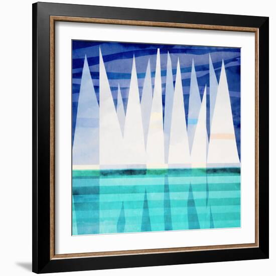 Sailing Day I-Dan Meneely-Framed Art Print