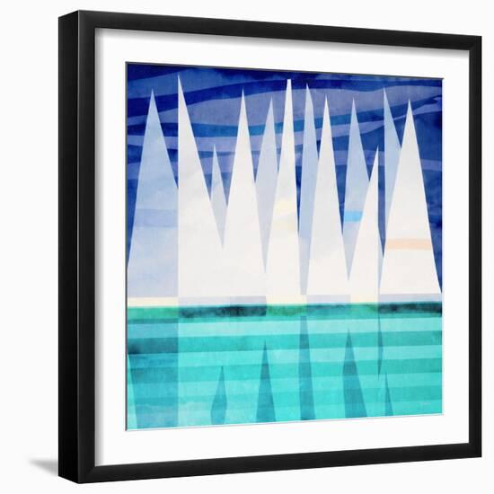 Sailing Day I-Dan Meneely-Framed Art Print