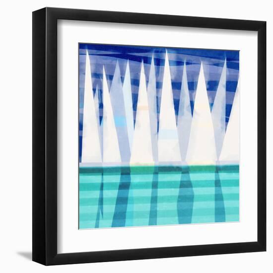 Sailing Day II-Dan Meneely-Framed Art Print