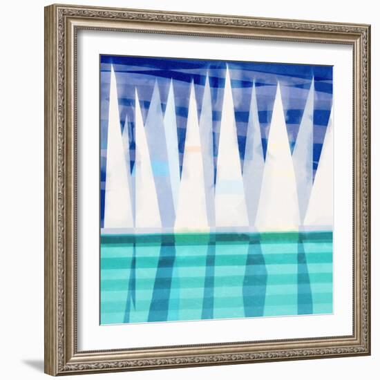 Sailing Day II-Dan Meneely-Framed Art Print