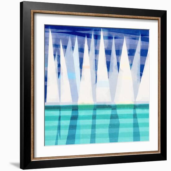 Sailing Day II-Dan Meneely-Framed Art Print