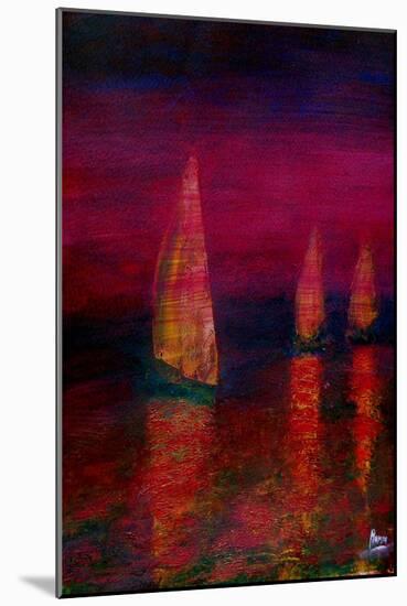 Sailing home-Kenny Primmer-Mounted Art Print