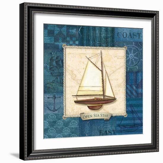 Sailing I-Charlene Audrey-Framed Art Print