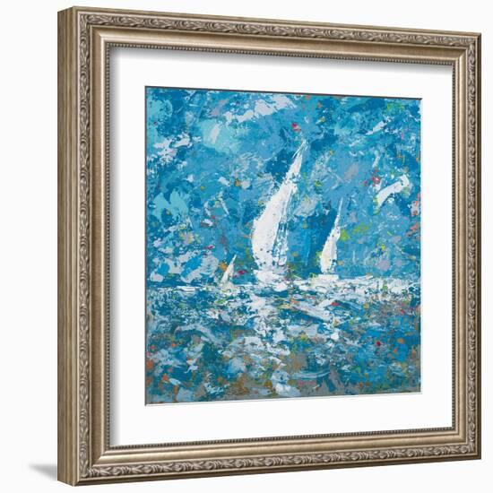 Sailing II-Kingsley-Framed Art Print