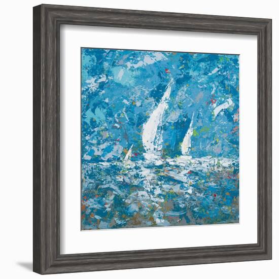 Sailing II-Kingsley-Framed Art Print