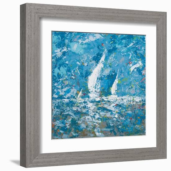 Sailing II-Kingsley-Framed Art Print