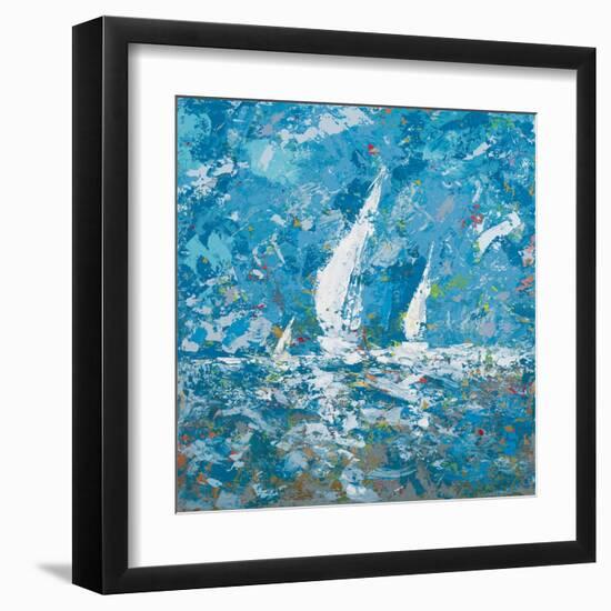 Sailing II-Kingsley-Framed Art Print