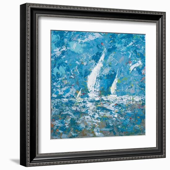 Sailing II-Kingsley-Framed Art Print