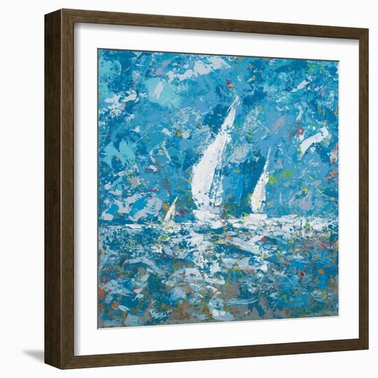 Sailing II-Kingsley-Framed Art Print