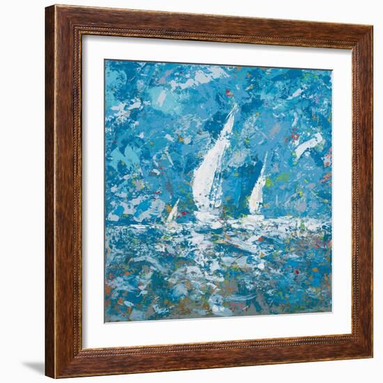 Sailing II-Kingsley-Framed Art Print