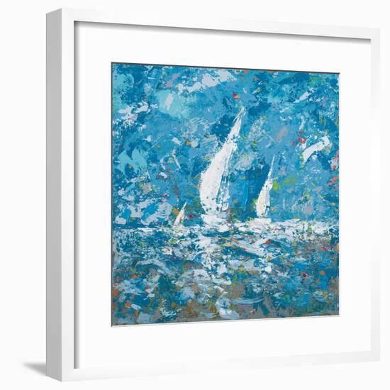 Sailing II-Kingsley-Framed Premium Giclee Print