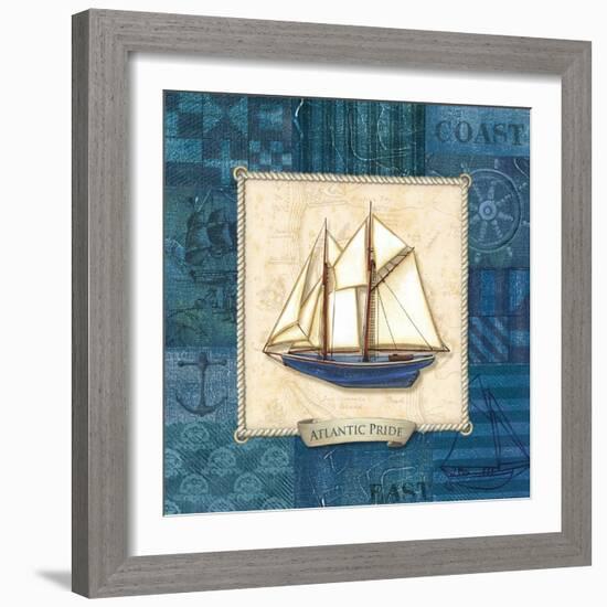 Sailing II-Charlene Audrey-Framed Art Print