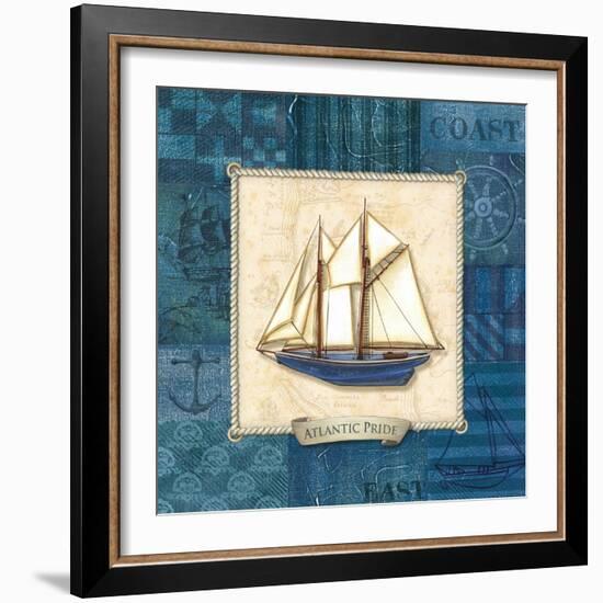 Sailing II-Charlene Audrey-Framed Art Print