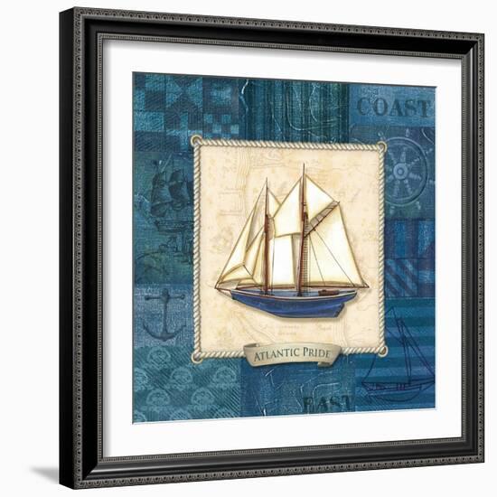 Sailing II-Charlene Audrey-Framed Art Print