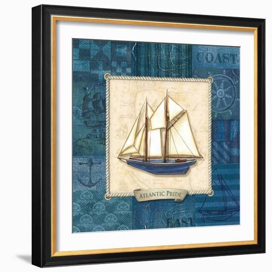 Sailing II-Charlene Audrey-Framed Art Print