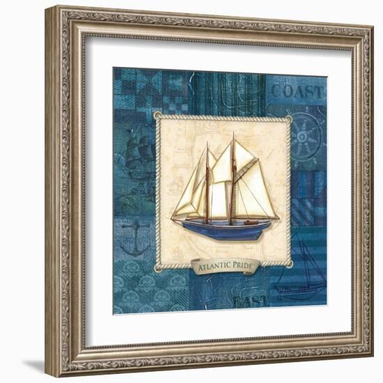 Sailing II-Charlene Audrey-Framed Art Print