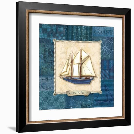 Sailing II-Charlene Audrey-Framed Art Print