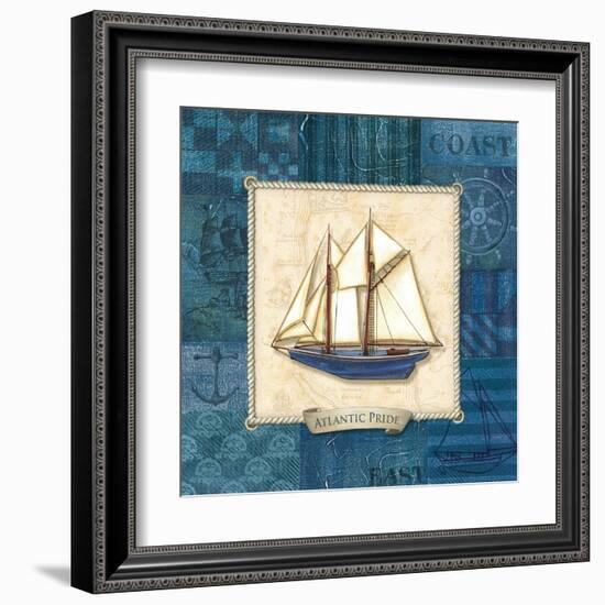 Sailing II-Charlene Audrey-Framed Art Print