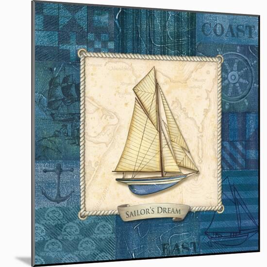 Sailing III-Charlene Audrey-Mounted Art Print