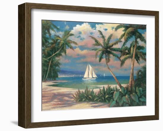 Sailing in the Bay-Tan Chun-Framed Art Print