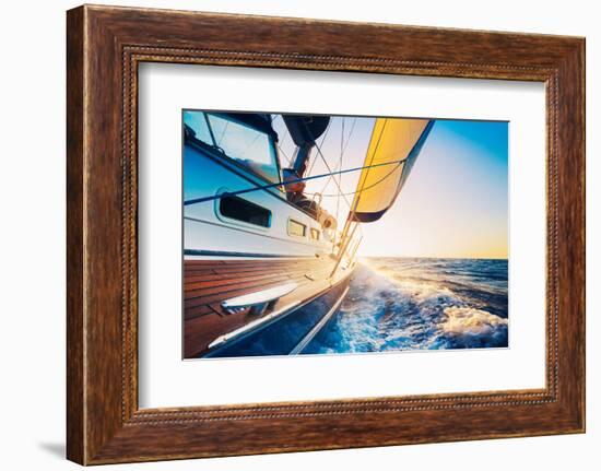 Sailing into the Sunset-EpicStockMedia-Framed Photographic Print