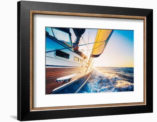 Sailing into the Sunset-EpicStockMedia-Framed Photographic Print
