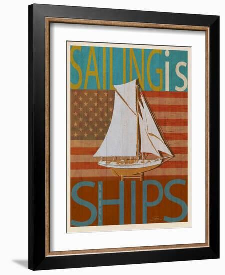 Sailing Is Model Ships America-Joost Hogervorst-Framed Art Print