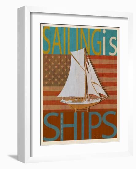 Sailing Is Model Ships America-Joost Hogervorst-Framed Art Print