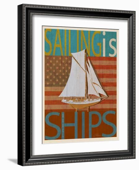 Sailing Is Model Ships America-Joost Hogervorst-Framed Art Print