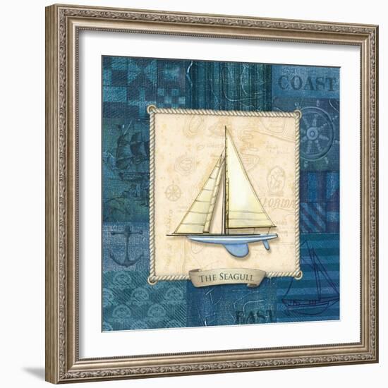 Sailing IV-Charlene Audrey-Framed Art Print