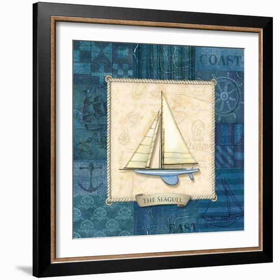 Sailing IV-Charlene Audrey-Framed Art Print