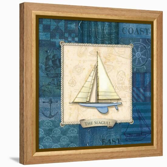Sailing IV-Charlene Audrey-Framed Stretched Canvas