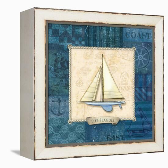 Sailing IV-Charlene Audrey-Framed Stretched Canvas