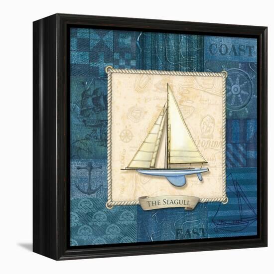 Sailing IV-Charlene Audrey-Framed Stretched Canvas