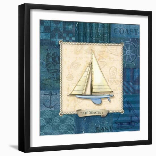 Sailing IV-Charlene Audrey-Framed Premium Giclee Print