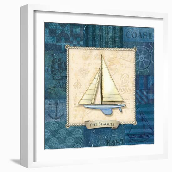 Sailing IV-Charlene Audrey-Framed Premium Giclee Print