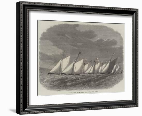 Sailing-Match of the Natal Yacht Club, South Africa-Edwin Weedon-Framed Giclee Print