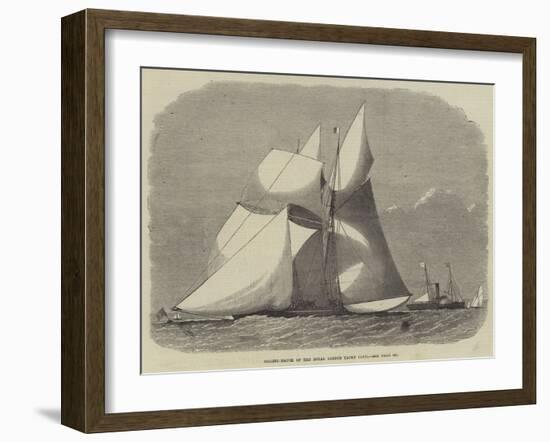 Sailing-Match of the Royal London Yacht Club-Edwin Weedon-Framed Giclee Print