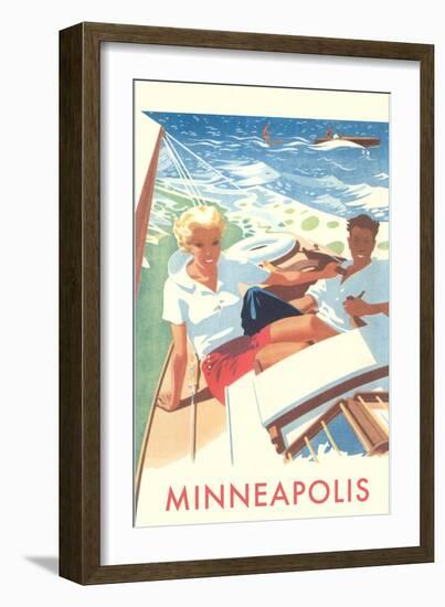 Sailing, Minneapolis-null-Framed Art Print