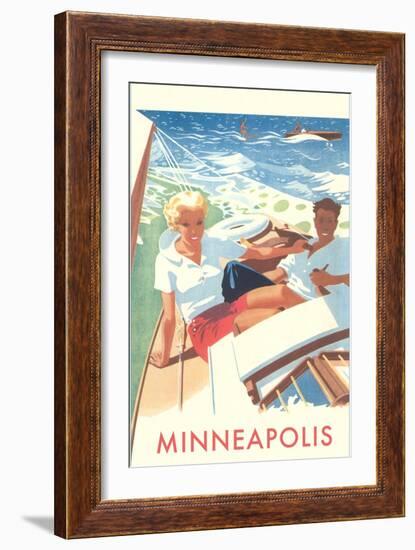 Sailing, Minneapolis-null-Framed Art Print