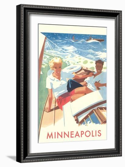 Sailing, Minneapolis-null-Framed Art Print