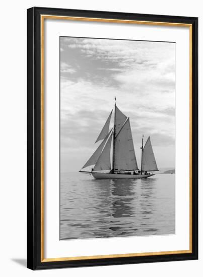 Sailing Off-Ben Wood-Framed Art Print