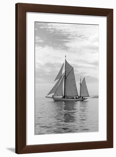 Sailing Off-Ben Wood-Framed Art Print