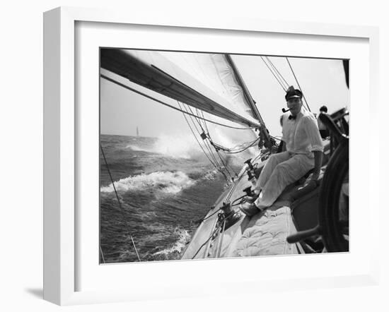 Sailing on Lake Michigan-null-Framed Photographic Print